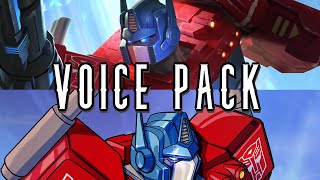 SMITE Voice Pack  Optimus Prime Geb amp G1 Optimus Prime Geb [upl. by Apul890]