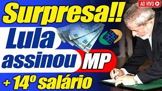 SAIU AGORA MEDIDA PROVISÓRIA Aposentados vão receber Valores  14 salario INSS [upl. by Aicinat]