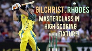 Gilchrist Rhodes Masterclass In High Scoring Fixture  South Africa Vs Australia  5th ODI 2002 [upl. by Ileane]