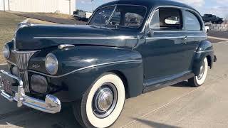 1941 Ford super deluxe two door sedan [upl. by Hsilgne]