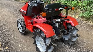 Honda Mighty 13 4X4 Mini Japanese Compact Tractor [upl. by Rebekkah]