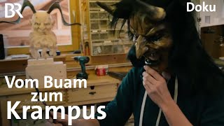 KrampusLauf in Bischofswiesen Debüt in gruseliger Maske  Spessart  Karwendel  BR  Doku [upl. by Qiratla]