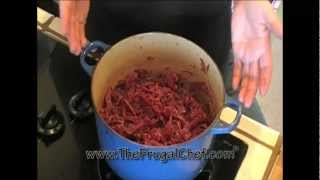 How to Make Sauerkraut Rotkraut or Rotkohl [upl. by Carpio]