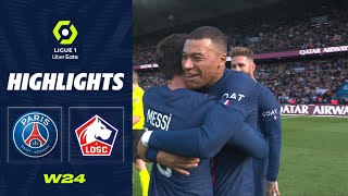 PARIS SAINTGERMAIN  LOSC LILLE 4  3  Highlights  PSG  LOSC  20222023 [upl. by Yllet938]