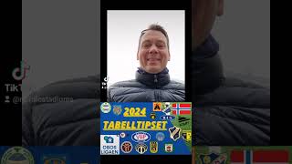 Tabelltips OBOSLIGAEN 2024 med kommentarer [upl. by Post]