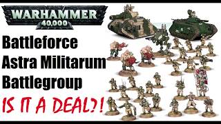 Battleforce Astra Militarum Battlegroup  Warhammer 40K [upl. by Sirotek]