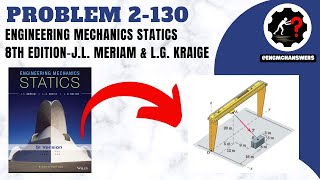 Problem 2130  Engineering Mechanics Statics  ENGMCH ANSWERS [upl. by Yankee]