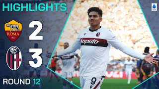 ROMABOLOGNA 23  HIGHLIGHTS  Bologna edge fivegoal thriller  Serie A 202425 [upl. by Paddie462]