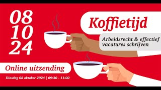 Koffietijd oktober 2024  WerkgeversServicepunt WestBrabant [upl. by Negrom745]