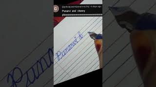 How to write the alphabet AtoZ in cursive writingHandwriting practicecursivehandwriting our name [upl. by Ronym]