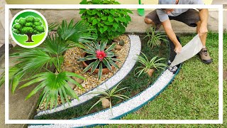 💚 DIY  DECORAÇÃO DE JARDIM 16  JARDIM EXÓTICO COM PEDRAS [upl. by Lady]