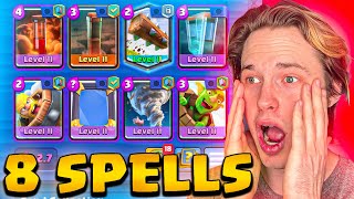 Beating Clash Royale with SPELLS ONLY [upl. by Pruter]