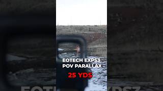 EOTech EXPS3 pov parallax Demo shorts reddotsight [upl. by Bigner]