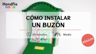 Cómo instalar un buzón y fijaciones para accesorios de exterior · Handfie DIY [upl. by Tome254]