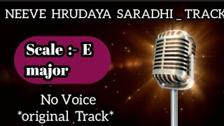 Neeve Hrudaya Saradhi Song Track  No Voice  Only BGM [upl. by Tavis883]