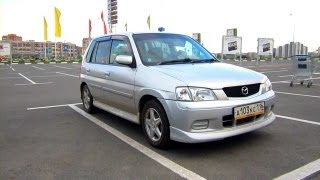 2001 Mazda Demio Start Up Engine and In Depth Tour [upl. by Bette-Ann848]