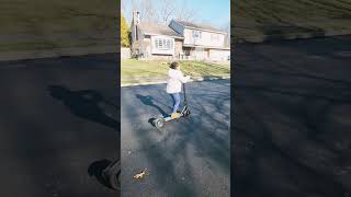 Hover 1 Electric scooter ride and review [upl. by Haim883]