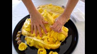 Jackfruit Cleaning Instructions Excalibur Fruit Trees Palm Beach Rare Fruit Council [upl. by Aihsyt]