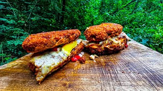 The Most Delicious Fried Chicken Sandwich in Nature with an Amazing Recipecooking [upl. by Joyan]