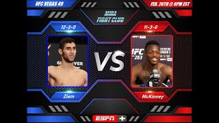 UFC Vegas 49 Terrance McKinney vs Fares Ziam  Fight Breakdown amp Predictions [upl. by Celestina]