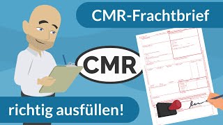 CMRFrachtbrief richtig ausfüllen – so geht’s [upl. by Ahsimak]