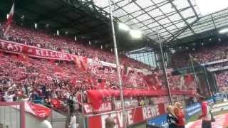 1 FC Köln  Hamburger SV 230814  Hymne und Choreo LIVE  HD [upl. by Lael323]