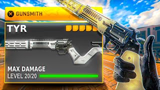 the NEW MAX DAMAGE TYR PISTOL CLASS SETUP in WARZONE Modern Warfare 3 [upl. by Yenttirb221]