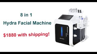 Hydro facial machine hydrofacial hydrodermabrasion machine manufacturer training instruction video [upl. by Yared58]