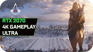 Assassins Creed III RTX 2070 4K Ultra Settings Gameplay [upl. by Arlo]