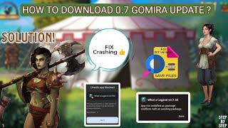 HOW TO DOWNLOAD amp Save files in WHAT A LEGEND 07 GOMIRA UPDATE  How to fix crashing [upl. by Melliw501]