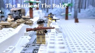 The Battle of The Bulge  Ardennes Counteroffensive  Lego WW2  Stopmotion [upl. by Annabella]