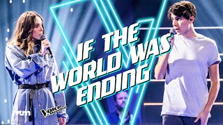 Ilias vs Laura  If The World Was Ending  The Battles  The Voice van Vlaanderen  VTM [upl. by Gerk]