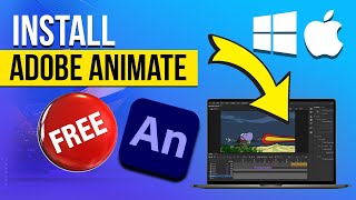 How To Download Adobe Animate For Free On PC amp MAC [upl. by Elatsyrc]