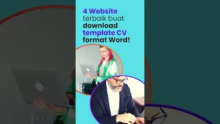 Template CV Word Keren Gratis Ini 4 Website Pilihan Terbaik 💯 [upl. by Jennilee]