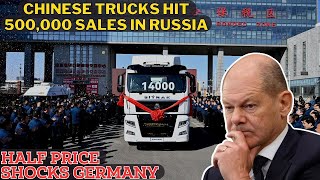 Shocking Germany Russian Drivers Opt for Chinese Trucks Over German Ones  Affordable and Durable [upl. by Ettenoitna]