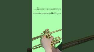 Go Fight Win on Trumpet 🎺 playalong trumpet sheetmusic [upl. by Kcira]