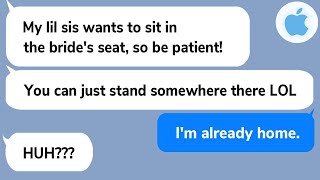 【Apple】Sisobsessed husband made his own sis sit in the bride’s seat instead of me at our wedding… [upl. by Lajib]