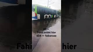 Ausfahrt vom X1 nach Fahrt endet hier und 604 nach falkensee [upl. by Notsuj172]