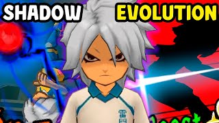 Yamino Kageto Shadow Cimmerian  All hissatsu techniques  Inazuma eleven Games Definitive [upl. by Anelrac]