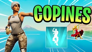 Copines 💃 Fortnite Montage NEW COPINES EMOTE [upl. by Hannah235]