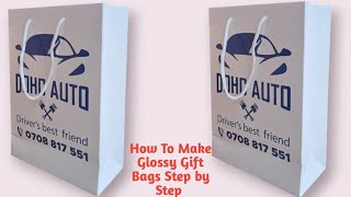 Paper Bag Making At Home  How To Make Shopping Bag With Paper [upl. by Aramal511]