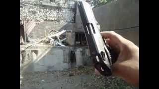 Pistola Beretta Px4 Storm Diabolos VS Bote de acero [upl. by Camala]