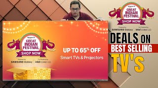 Bestselling TVs at Unbelievable Prices Amazon Great Indian Festival Deals 2024 [upl. by Yrem]