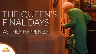 Queen Elizabeths final days as they happened  Royal News Today [upl. by Treblah]