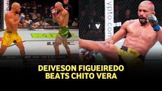 UFC Abu Dhabi results Deiveson Figueiredo Knocks Down Chito Vera in Third Wins Decision [upl. by Knut]