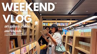 weekend vlog art gallery day cafés and friends [upl. by Okuy]