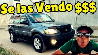 ✅️ Se las vendo💰 Mi Camioneta Ford Escape 2007🚘 Americana o RegularizadaTianguis de autos Leon Gto [upl. by Aicre]