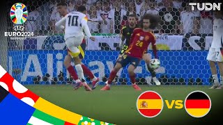 ¡LA POLÉMICA Parecía PENAL CLARO  España 11 Alemania  UEFA EURO 2024  4tos  TUDN [upl. by Hoskinson]