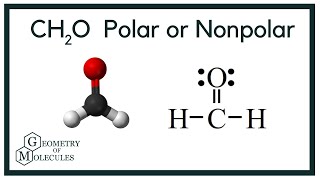 Is CH2O Polar or Nonpolar Methanal or Formaldehyde [upl. by Kape]