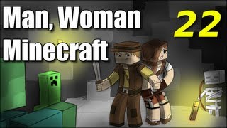 Man Woman Minecraft S2E22 quotDont Starvequot Jungle Island Survival [upl. by Rodriguez]